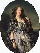 Franz Xaver Winterhalter Portrait of Sophia Alexandrovna Radziwill oil painting reproduction